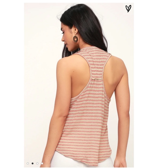 FREE PEOPLE Frida Floral Striped Drape Tank Top - Picture 15 of 16